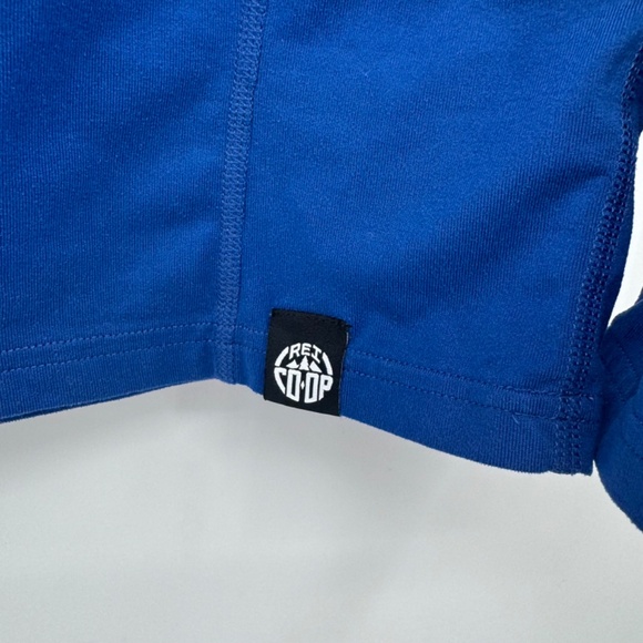 Rei 1/4 Zip Women Small Blue Long Sleeve Pullover Lightweight Outdoor Stretch - Picture 2 of 9